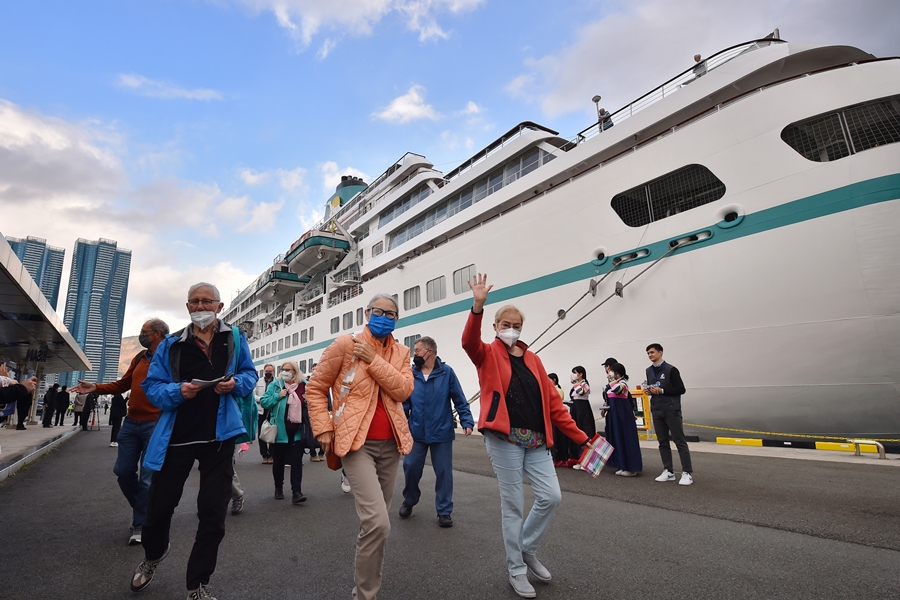 Busan Port welcomes first cruise ship in 3 years